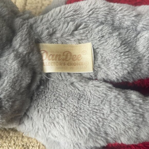 Dan Dee Large 27" Gray Red Octopus Squid Plush Stuffed Animal Collector's Choice - Picture 4 of 6